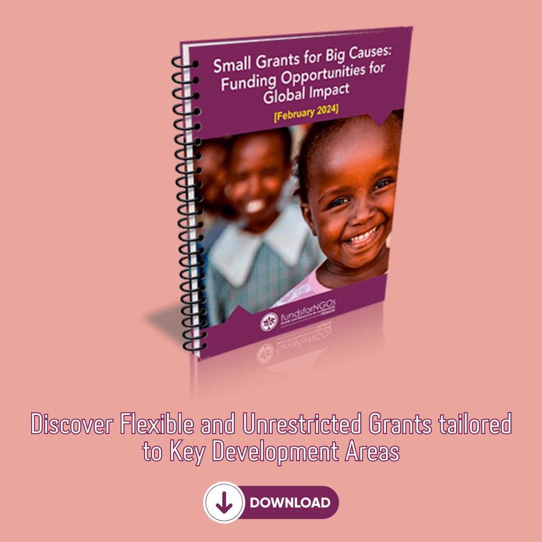 fundsforngos's tweet photo. 📚Seeking funding for your innovative development projects? Look no further! 🌎

💰Our ebook is your ultimate guide to uncovering small grants in key areas of global development. 

📥Don't miss out – download now: https://t.co/mOnrIwwInN

#DevelopmentFunding #Grants #SmallGrants https://t.co/4Ci5bDVjIO