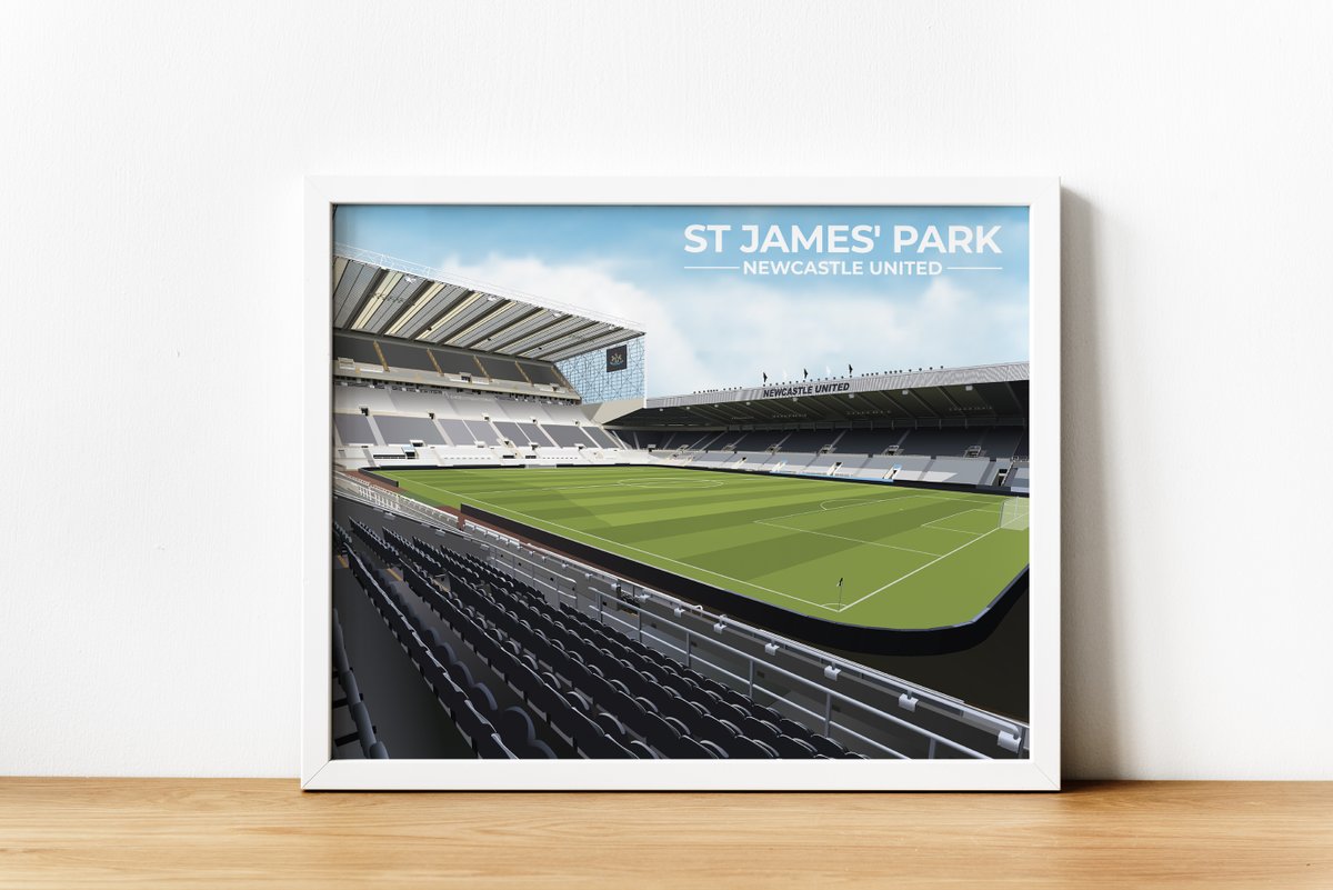 SmartDesPrint's tweet photo. ⚽️@NUFC 🆚@afcbournemouth 
🏆@premierleague
🏟️St James' Park Stadium

Get your unique vector print in A4/A3. Perfect gift for #Magpies fans bedrooms.

https://t.co/j1ehkx6N0t

#NUFC #Toonarmy @NUFCWomen @NU_Foundation #Geordies @NewcastleFansTV @NUFCSpares #Premierleague #NEWBOU https://t.co/jsBTbxgz0c