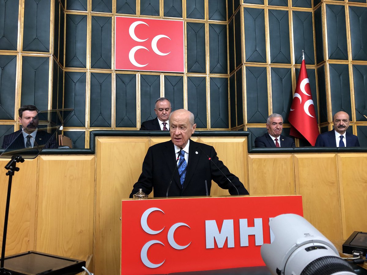 Genel Başkanımız Sn Devlet Bahçeli 'Merhum Başbuğumuz #AlparslanTürkeş Bey’in iki emaneti olan MHP ve Ülkü Ocakları onca operasyona rağmen dimdik ayaktadır.'