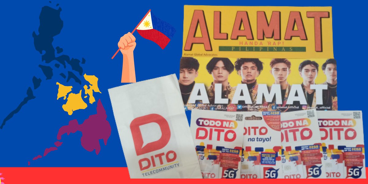 ALAMAT Global Advocates #IsaPuso #Dagundong🇵🇭 🤎 (@globalamat) on Twitter photo Pitong libong pulo, magsitayo-OH-OH!
Kargado na ng DITO ang baryo.
<a href="/DITOphofficial/">DITO Telecommunity</a>
Make Pilipinas a DITO country!
ANG GALING DITO
#DITOwithALAMAT #GalingDito
#ALAMAT Pitong libong pulo, magsitayo-OH-OH!
Kargado na ng DITO ang baryo.
<a href="/DITOphofficial/">DITO Telecommunity</a>
Make Pilipinas a DITO country!
ANG GALING DITO
#DITOwithALAMAT #GalingDito
#ALAMAT