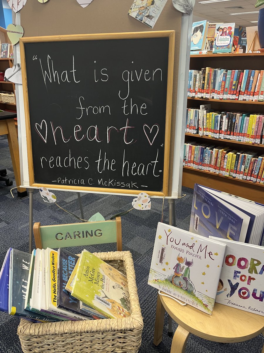 The perfect read aloud for February, What is Given from the Heart by Patricia McKissack. All the feels of a beautiful story.