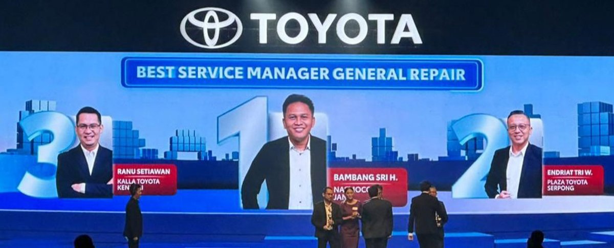 Ranu Setiawan dari Kalla Toyota Raih Top 3 Best National Service Manager General Repair di Toyota Dealer Convention 2024

baca selengkapnya : kallatoyota.co.id/news-and-tips/…