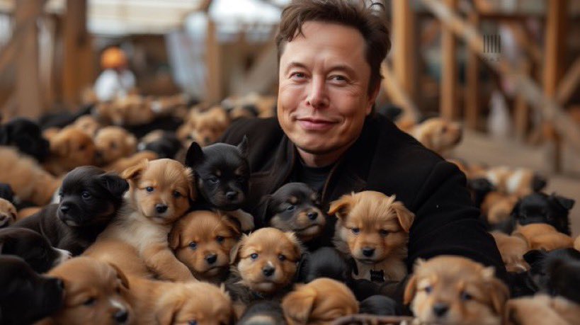 ElonMuskAOC's tweet photo. Do you love dogs as much as me? 🐶 https://t.co/xIjs6M56xr