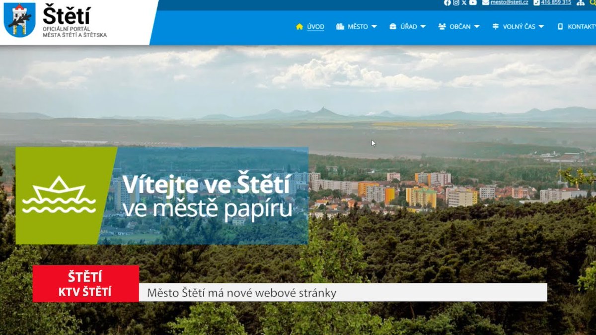 Litomericko24cz's tweet image. VIDEO: Město Štětí představilo na začátku měsíce února své nové oficiální webové stránky. Kromě nového designu a responzivity nabízí i některá vylepšení sledující moderní trendy. #Export #Radnice #Štětí

litomericko24.cz/2024/02/13/ste…
