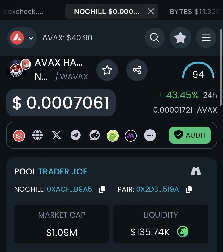 Doms_Crypto's tweet image. Congrats @nochillavax 

1 Million Market Cap ✅

IF you‘re sleeping on $NOCHILL

#Nochill #NochillZone #memecoin #Avalanche