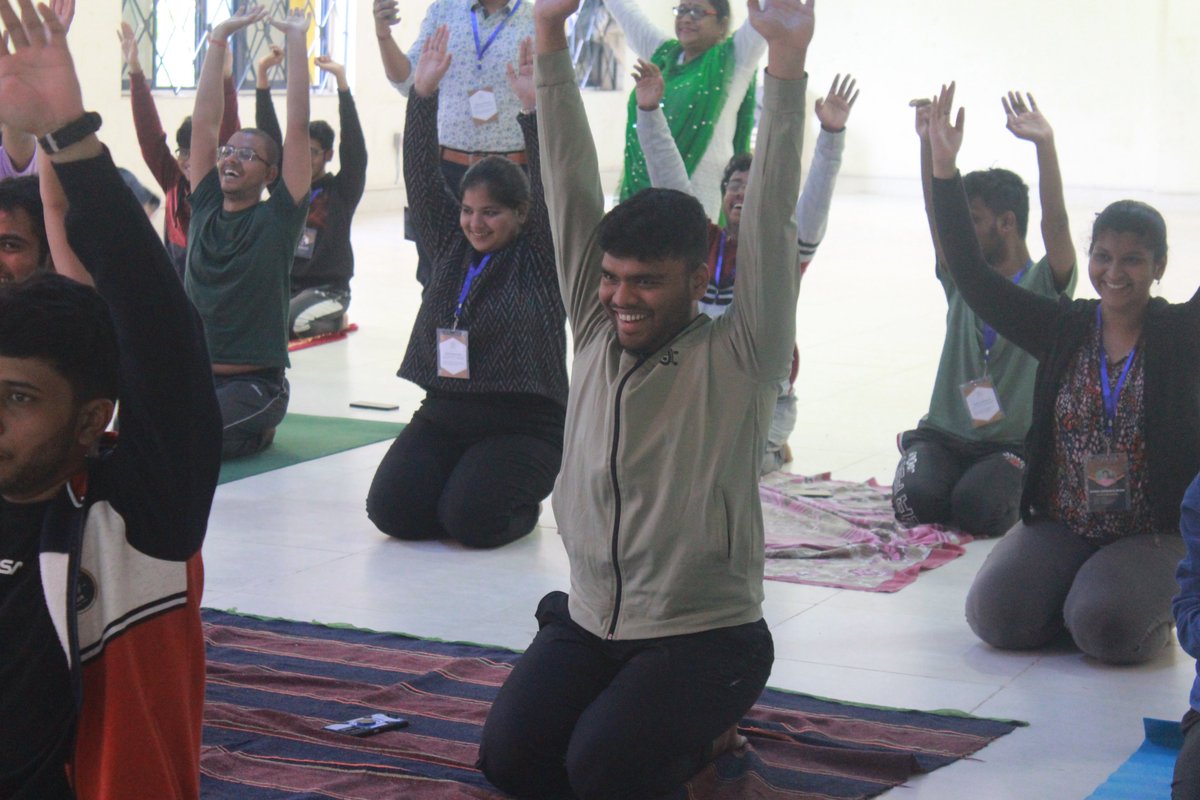 BhubaneswarIiit's tweet photo. Vishist at IIIT Bhubaneswar! 🎉 Students showcased their social enthusiasm in treasure hunts and yoga seminars. Their active participation highlighted their dynamic personalities. Here’s to a day filled with joy, games, and unforgettable moments #IIITBhubaneswar #iiitbbsr #iiit https://t.co/svxtNwQY9m