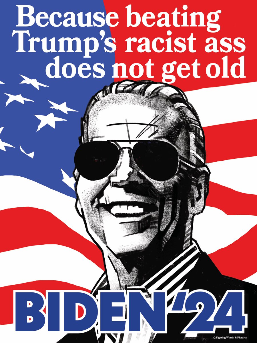 jweltman's tweet photo. @POTUS Go to https://t.co/qoVWjwrBXW and get posters, Tee-shirts and lawn signs that show support for America’s hardest working geezer and chief, president Joe @Biden HQ Put them on the White House lawn when the Chiefs stop by. https://t.co/Nu7qAGOEWr