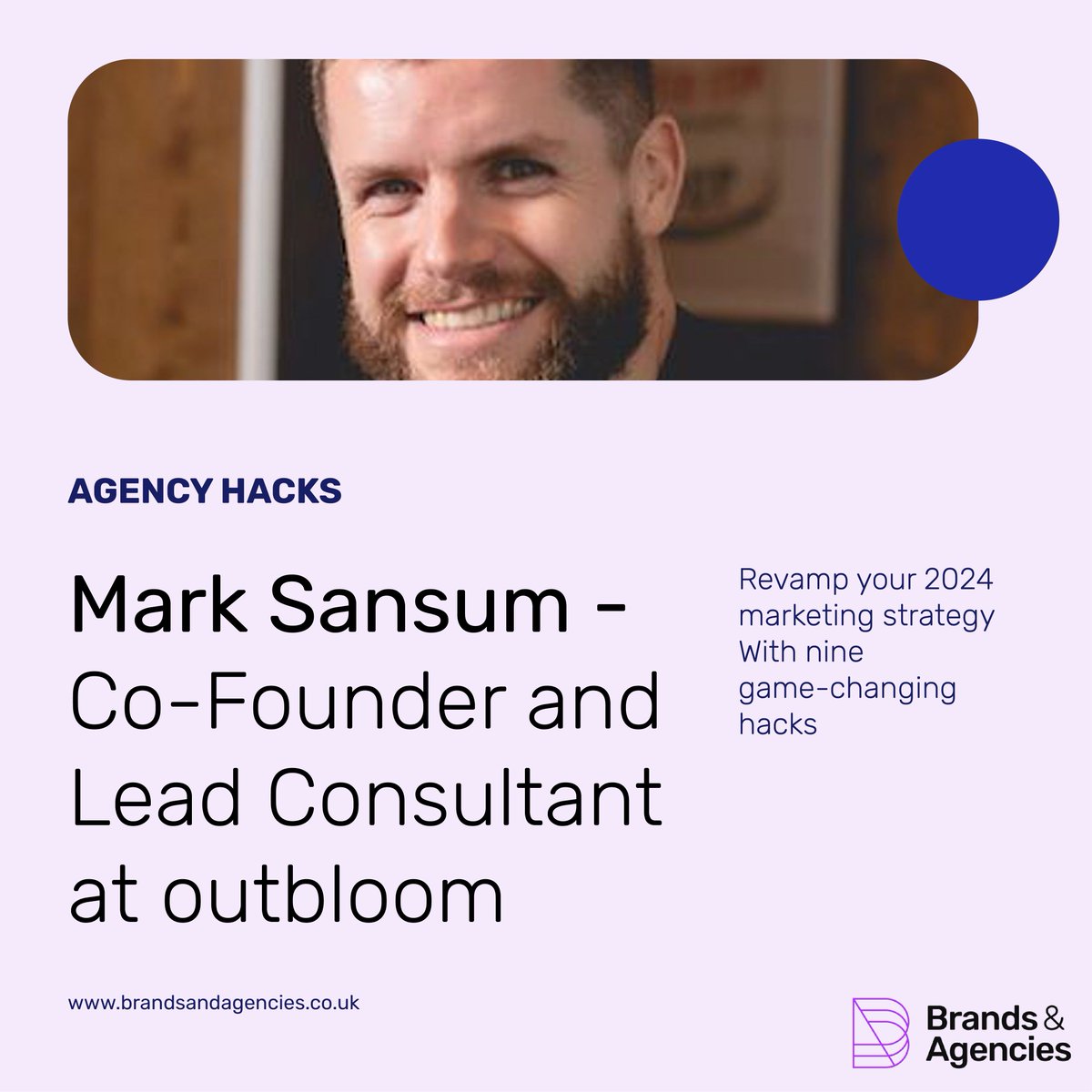 brandsagencies's tweet image. Take a peek behind the curtain into agency brilliance with our Agency Hacks feature! 🙌

We grabbed the mic with Mark Sansum, the brainiac behind outbloom - where performance marketing meets pure genius! loom.ly/PaNZ9rA

#AgencyHacks #MarketingMagic #OutbloomWisdom