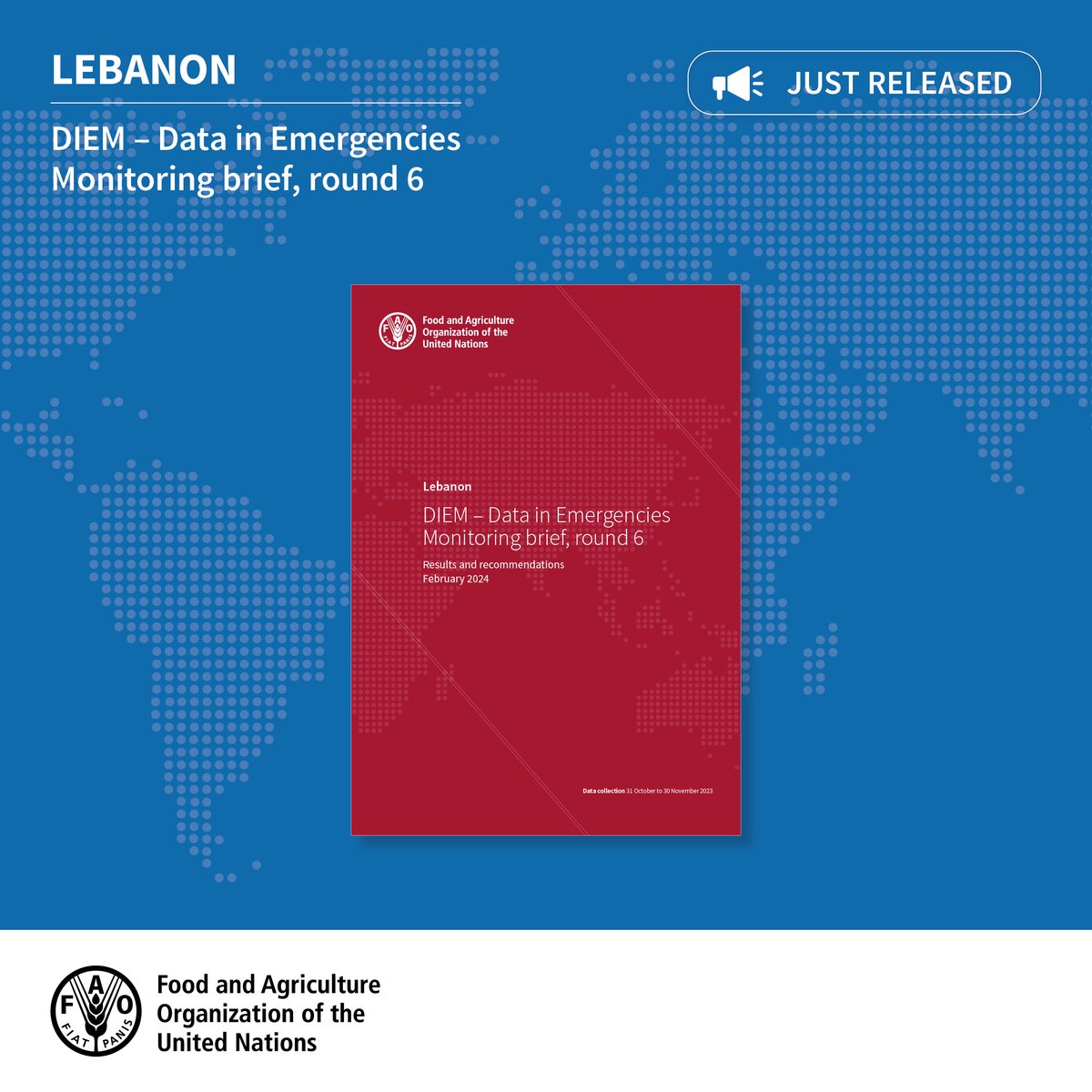 Discover key findings and recommendations for humanitarian actors to utilize when planning and implementing data-driven programming to sustain livelihoods in #Lebanon.

Check out the new #DataInEmergencies monitoring brief for the sixth round 👉bit.ly/483yxUf