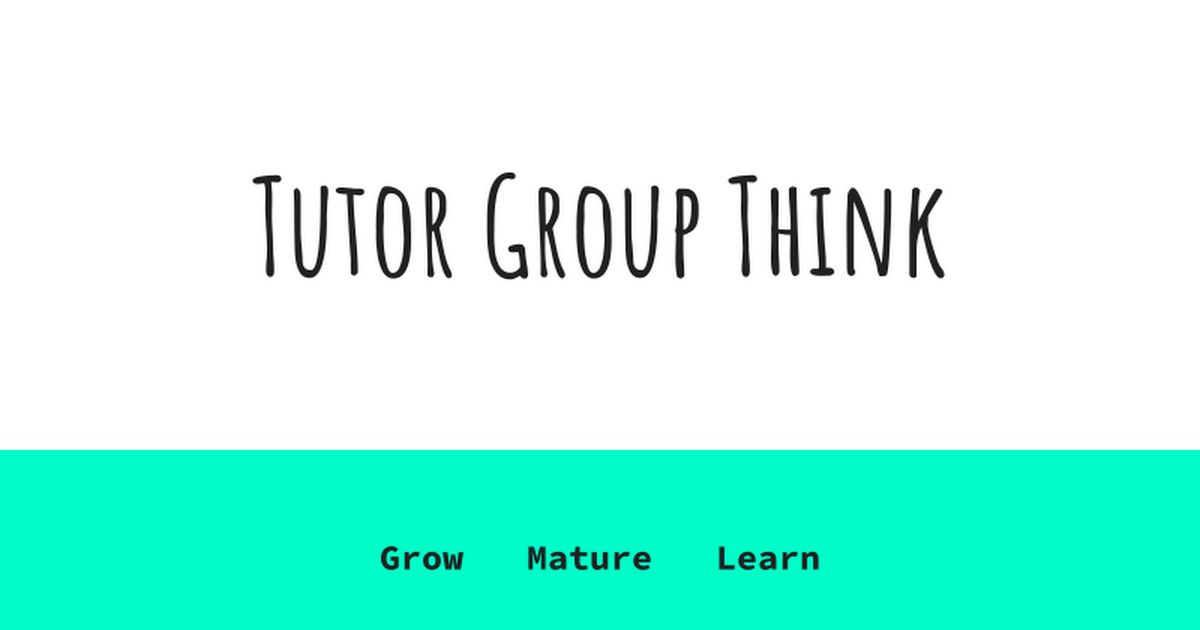 Tutor Group Think tweet media