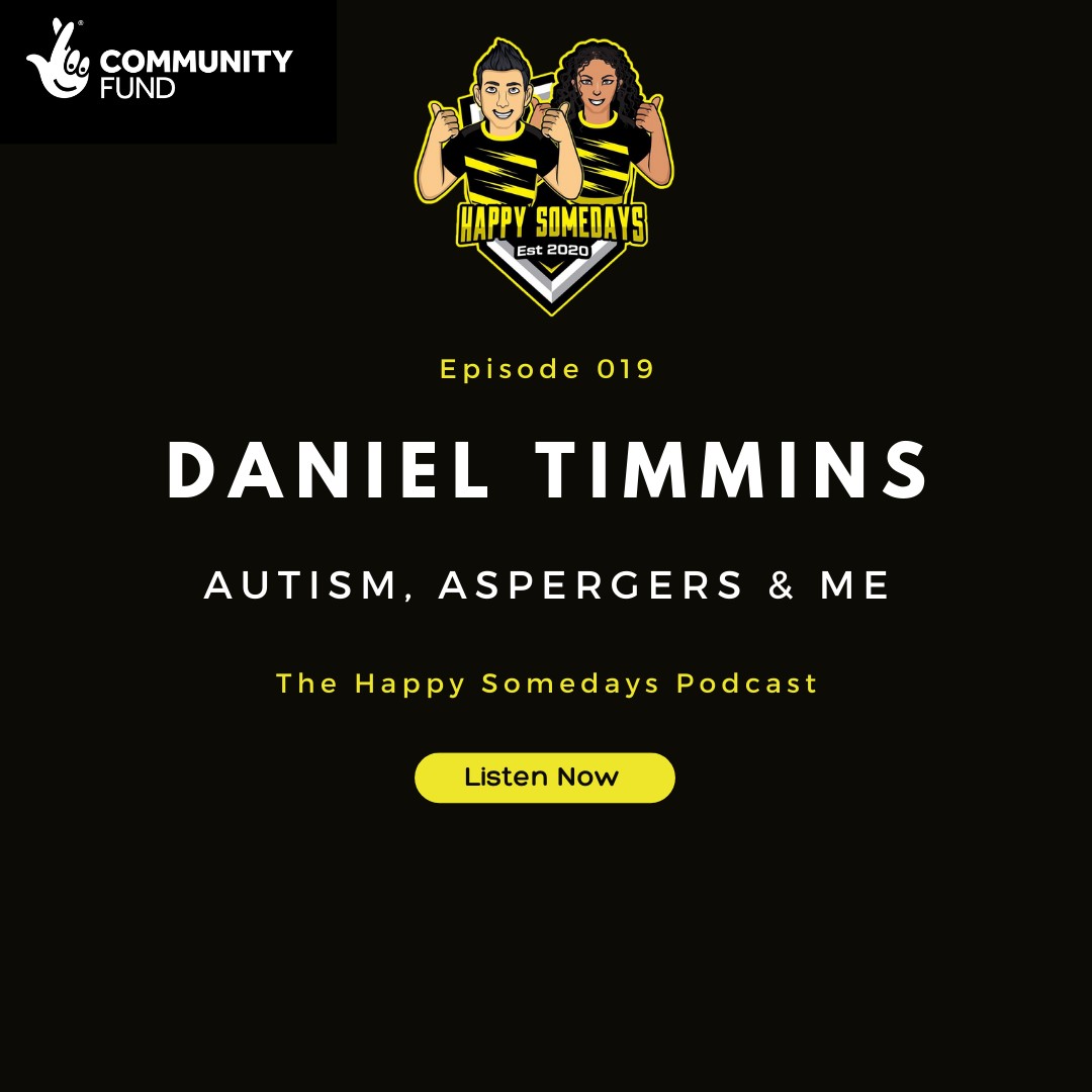 ❗🎙️Our latest podcast episode is now LIVE

⚫️🟡  In Episode 19, our guest once again comes from within our own network. Please welcome the wonderful Daniel Timmins

🗣 Dan asked me to come on to raise awareness of Autism and Aspergers and how it affects him day to day. He also