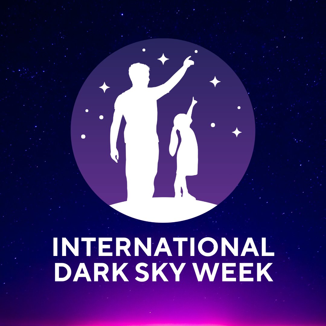 #DarkSkyWeek April 2-8 2024

@darksky_intl invite you to join the Dark Sky Community as we discover the night together and learn about the harmful effects of light pollution and what we can do to embrace the dark and save the night.

🔗Learn more at idsw.darksky.org