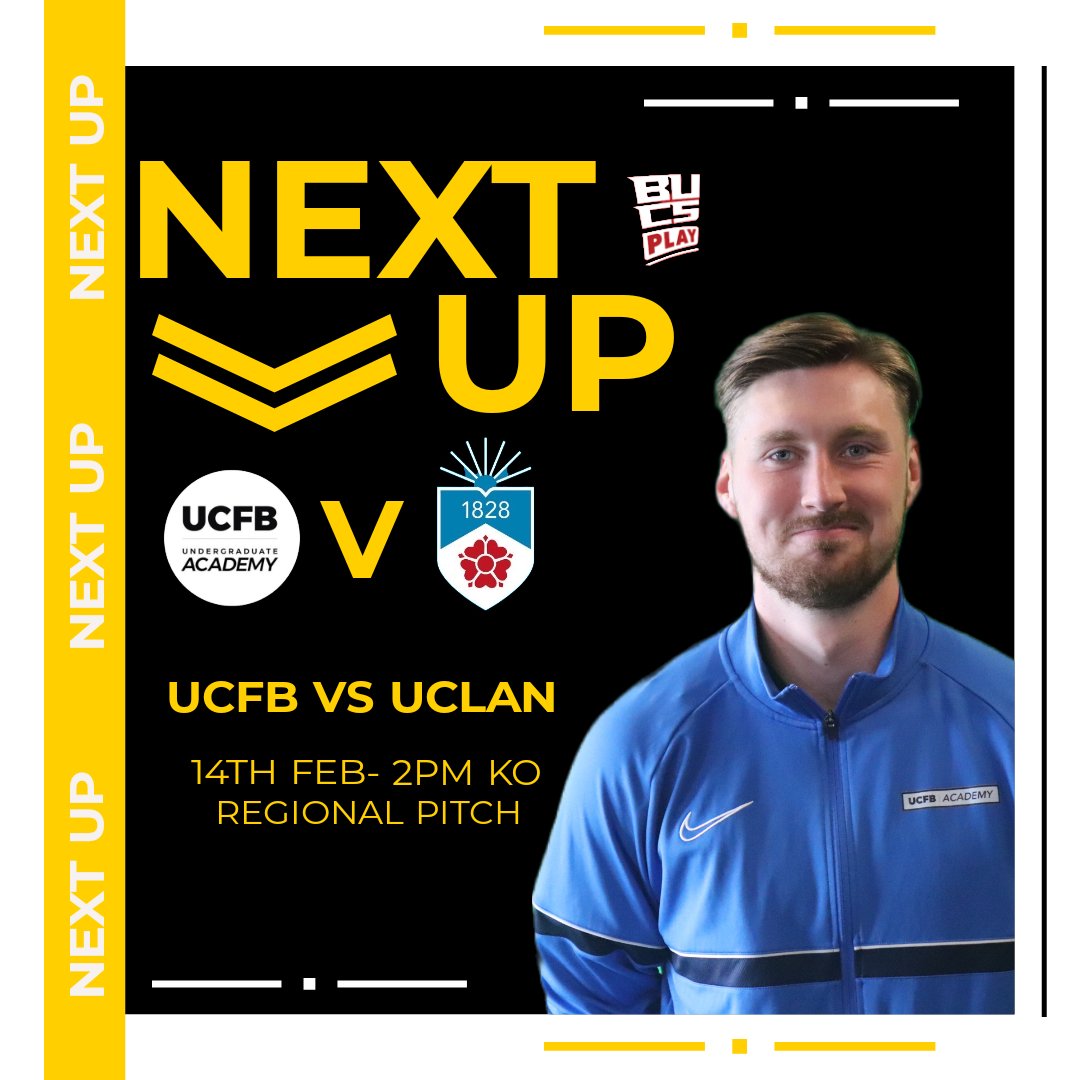 ucfbacademy's tweet photo. NEXT UP

We return to league action this week as we host @UCLan on Wednesday.

#UCFB #BUCsPlay https://t.co/HjhcXYD4ua