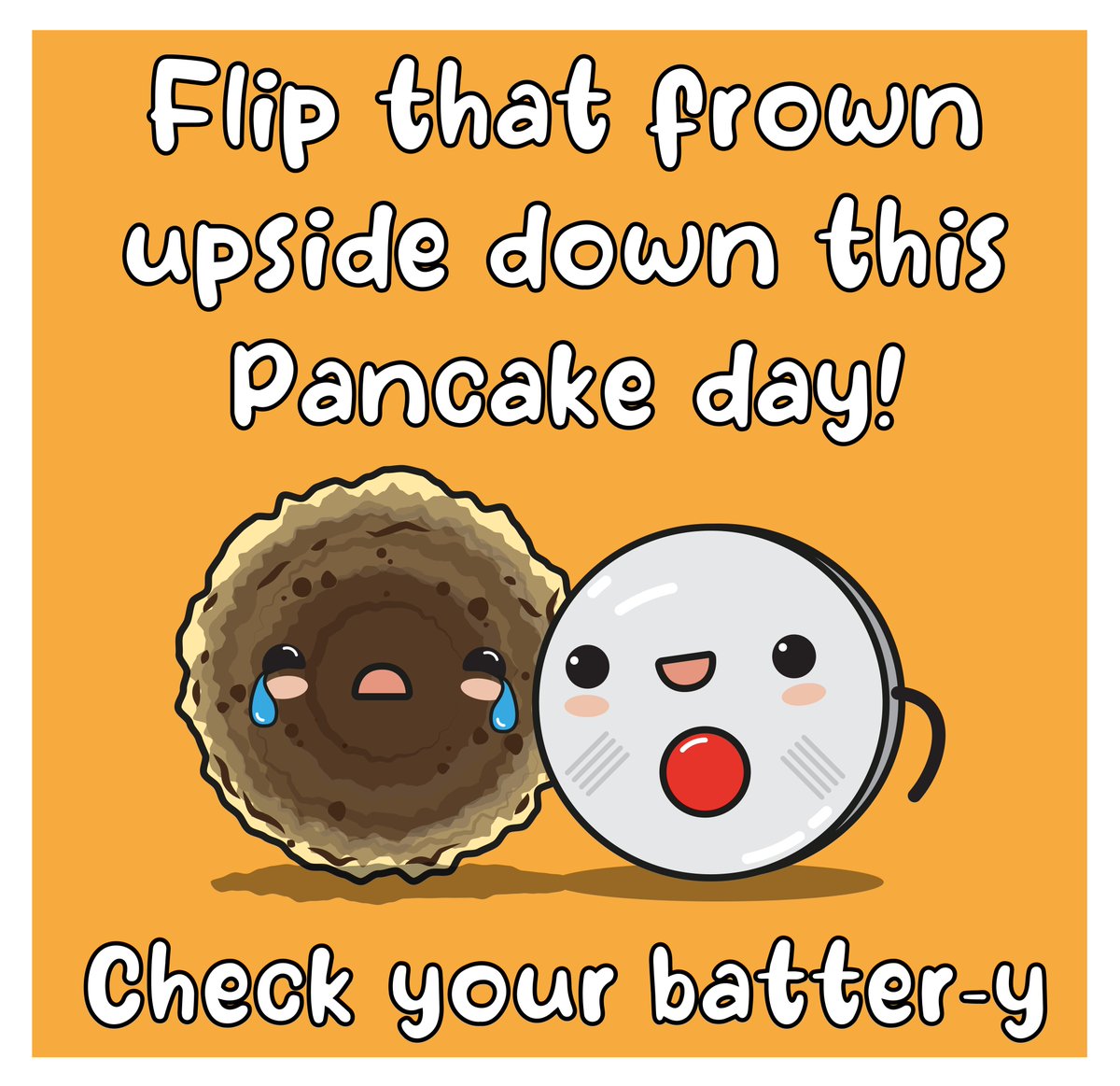 Not only is it #PancakeDay, it's also #TestItTuesday! 

Always make time to test your smoke alarms - it could save your life!