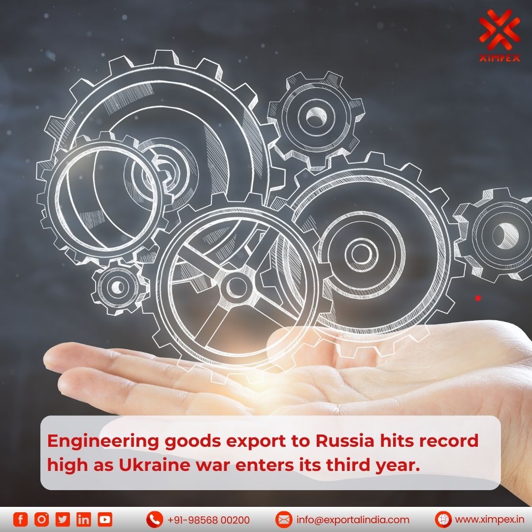 Engineering goods export to Russia hits record high as Ukraine war enters its third year.
.
.
Source - The Indian Express
#ximpex #export #growwithximpex #ximpexindia #foreigntrade #globalization #globalbusiness #exportservice #engineeringgoods #russia #ukraine #business #exports