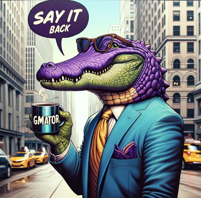 thequantdev1223's tweet photo. They legit have aligators as their mascot and they gavce us free mascot GMATOR runner!
https://t.co/Xs3Evq2WEI