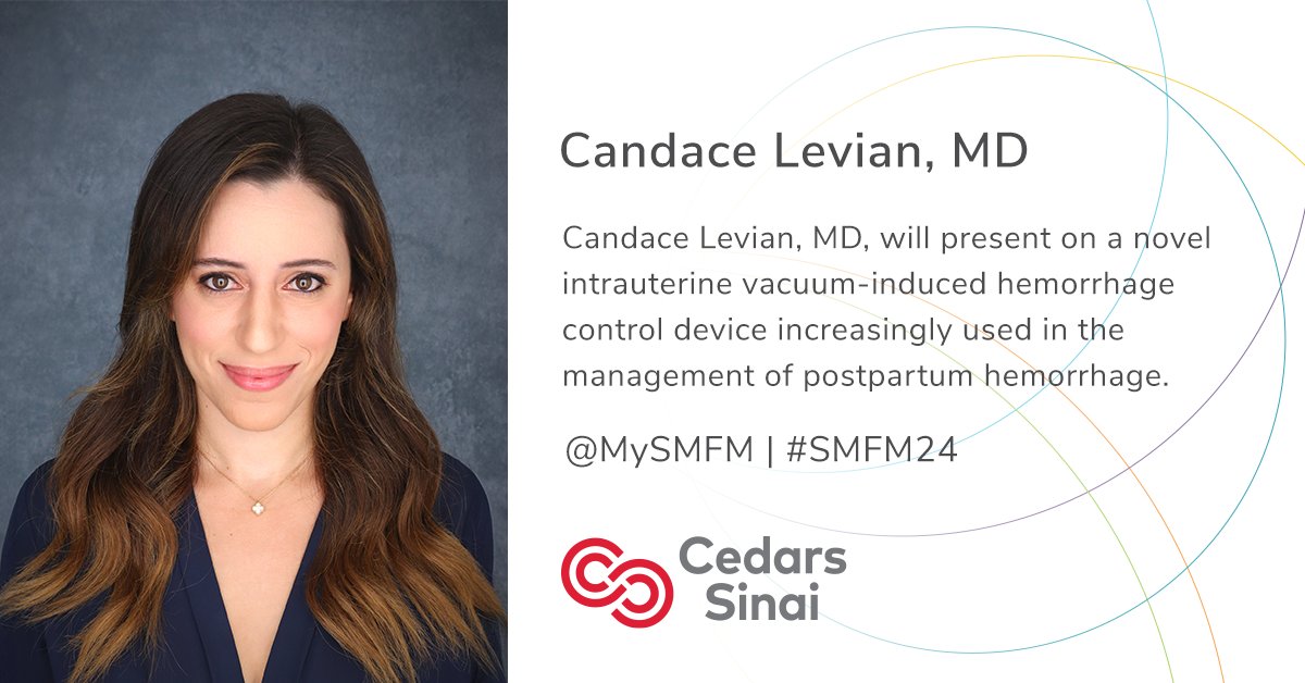Be sure to catch <a href="/CandaceLevian/">Candace Levian, MD</a>'s presentation tomorrow, Wednesday, February 14 at <a href="/MySMFM/">SMFM</a> on 'Predictors of Intrauterine Vacuum-Induced Device Failure in Management of Postpartum Hemorrhage: A Multicenter Experience'. #SMFM24