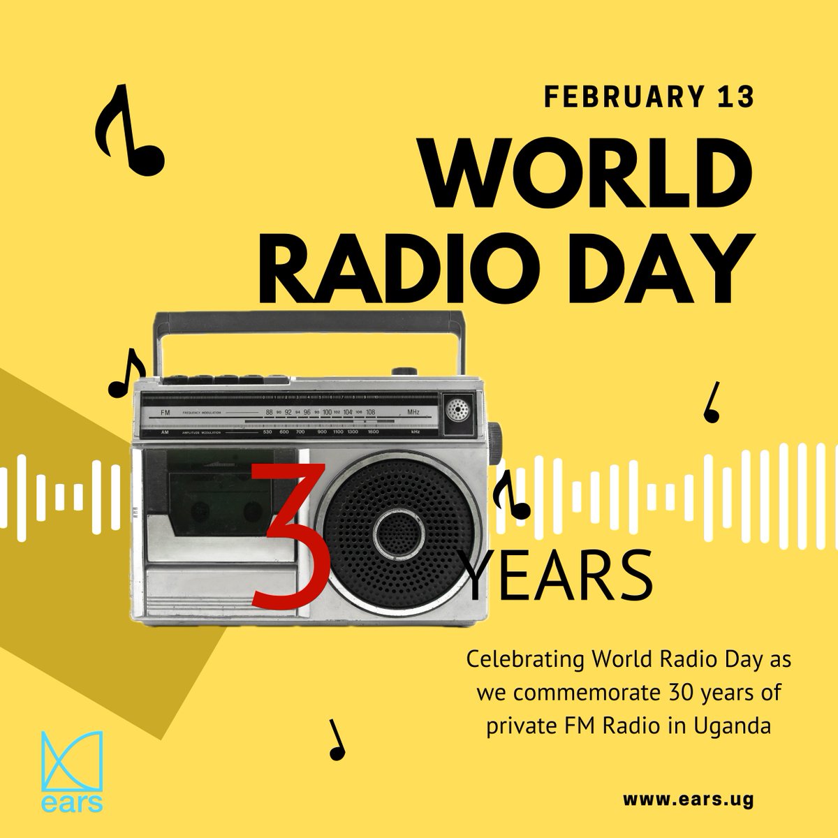 Happy World Radio Day! As we reflect on three decades of private FM radio in Uganda, we recognise the voices, the music, and the moments that have shaped our lives through the airwaves. Here's to many more years of inspiration, innovation, and above all, the power of radio!