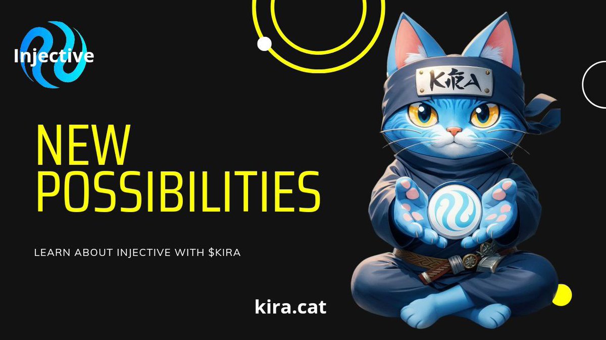 Injectivity_'s tweet photo. @SushiFighterNFT Don't ever forget about $KIRA
The educational memehub of the whole $INJ system
And we have way too many alphas coming in 2024 ;)
#KIRARMY https://t.co/ODfZYSHbWt