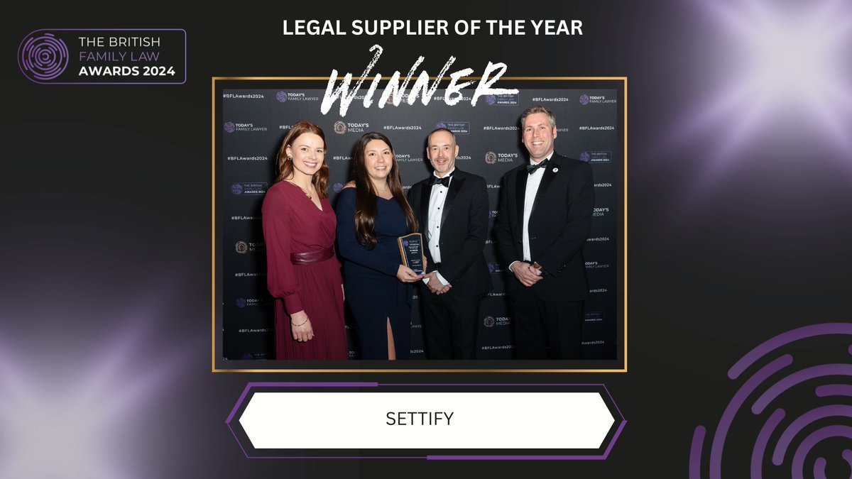We’re looking back at the amazing moments the #BFLAwards2024 winners were crowned a few weeks on. #ShoutOut one more time to 𝗦𝗲𝘁𝘁𝗶𝗳𝘆 🏆 Winner of Legal Supplier of the Year #Winner #Throwback #CelebrateSuccess #AwardWinners #Congrats #WinningMoments #WinningFeeling