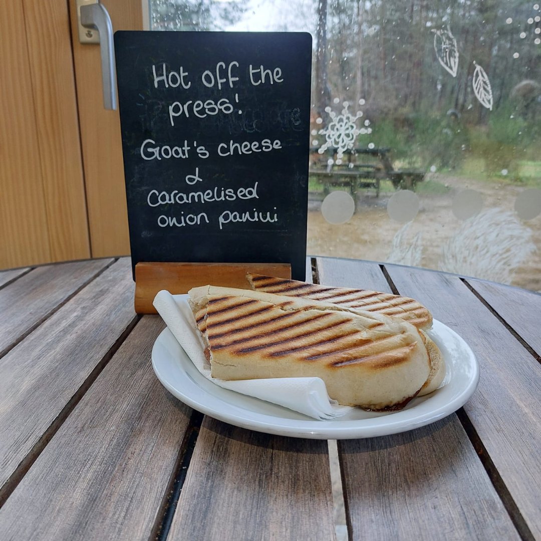 Another great special for Cafe Hogmoor!

Goat cheese and caramelised onion panini 

#cafehogmoor #bordon #whitehill #hampshirecafe