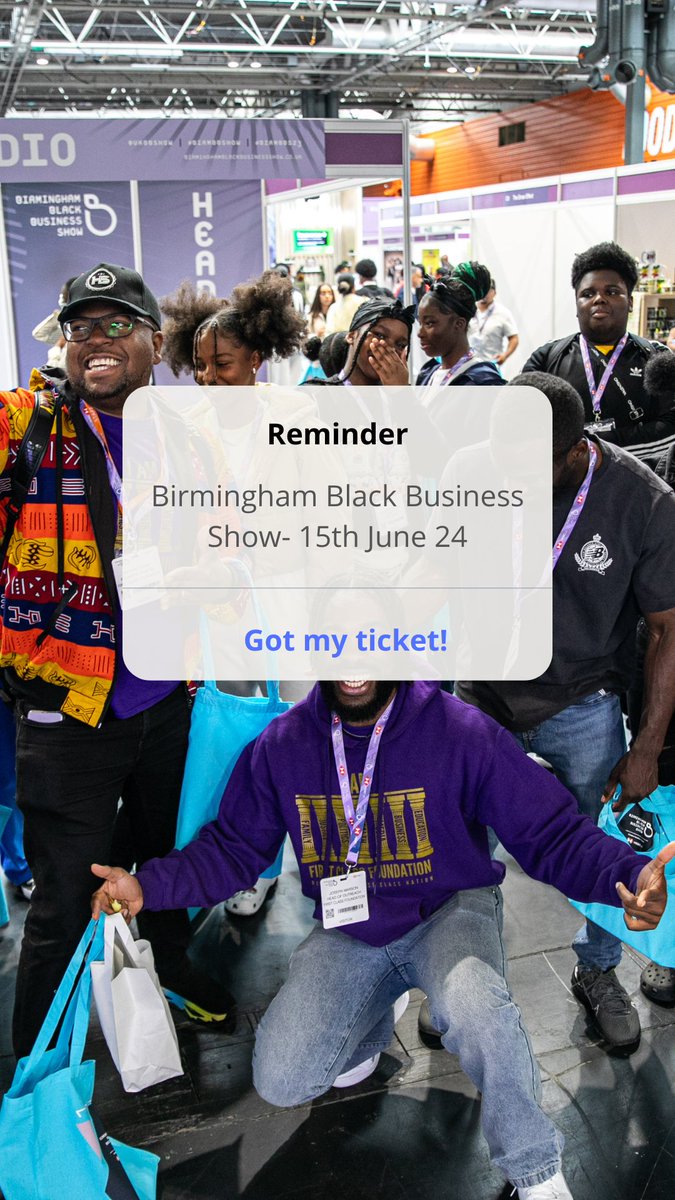 Did you know there are only 36 days left until Spring? 🌻That means the Birmingham Black Business Show is right around the corner! Get advice, insights and guidance from the best black entrepreneurs in the UK! Grab your tickets while you can: ow.ly/hAxY50QAgQb