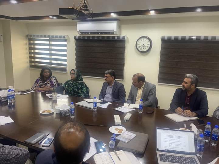 pcmu786's tweet photo. 4th. meeting of Oversight Committee for recovery &amp;Reconstruction Unit, Project Preparation Support &amp; Implementation Facility chaired by DG/PC @nzessani and Muhammad Aslam Soomro, Chief Economist, P&amp;D Dept to discuss agenda,working paper for each of the Project in relevance to SDG https://t.co/IElvO6MuXt