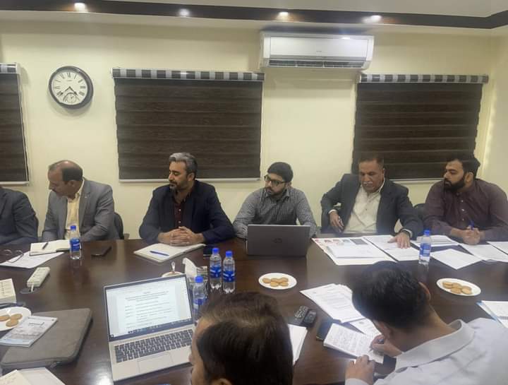 pcmu786's tweet photo. 4th. meeting of Oversight Committee for recovery &amp;Reconstruction Unit, Project Preparation Support &amp; Implementation Facility chaired by DG/PC @nzessani and Muhammad Aslam Soomro, Chief Economist, P&amp;D Dept to discuss agenda,working paper for each of the Project in relevance to SDG https://t.co/IElvO6MuXt