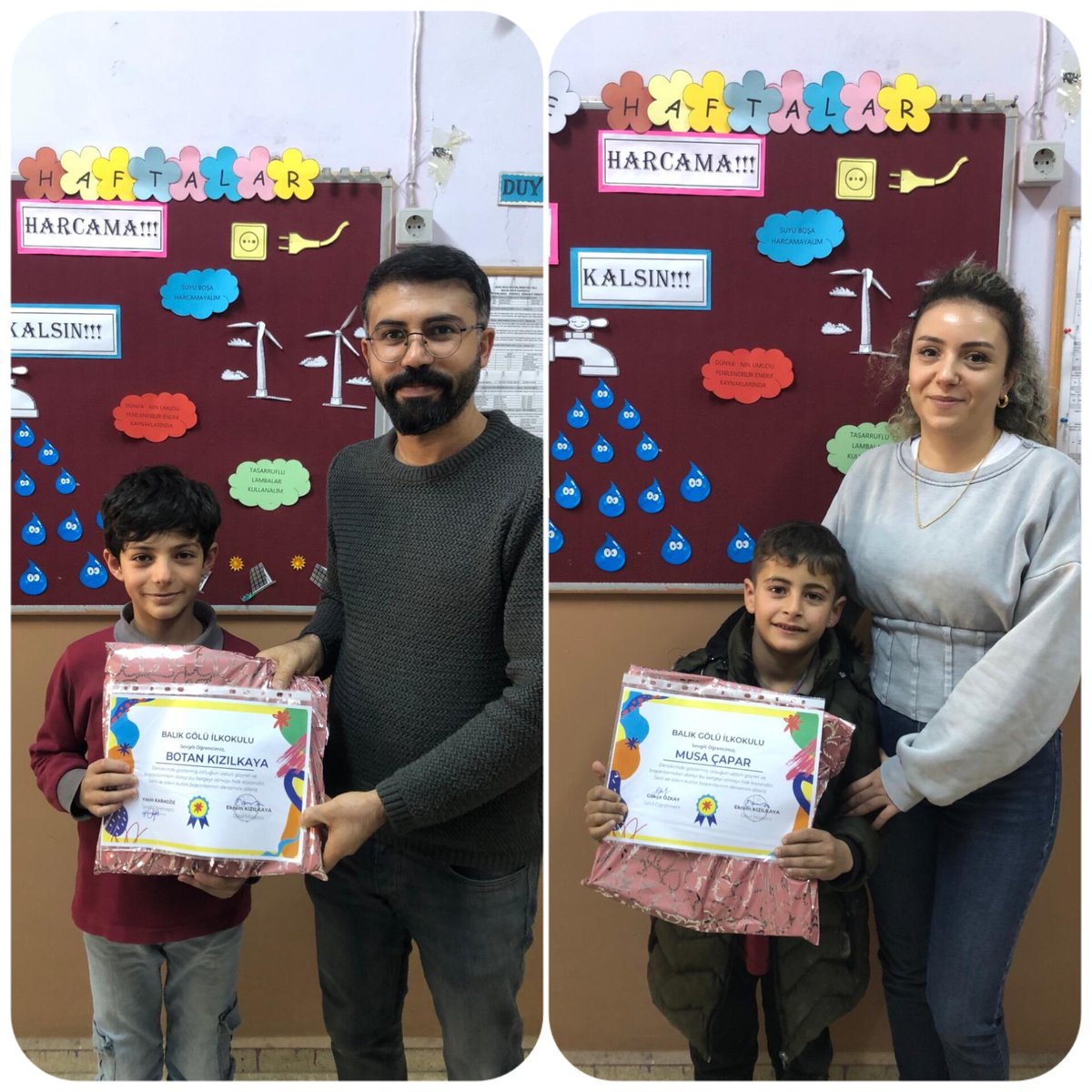 bal_golu's tweet photo. Okulumuzda yapılan deneme sınavında birinci olan; derslerinde göstermiş olduğu gayret ve çabalarından,örnek davranışlarından dolayı ayın öğrencisi olmayı hak kazanan öğrencilerimize hediyelerini verdik.Öğrencilerimizi tebrik ederiz👏@hasan_kokrek @Ahmetkaya0404 @EkremKzlkya https://t.co/CEPkvRQ3h8