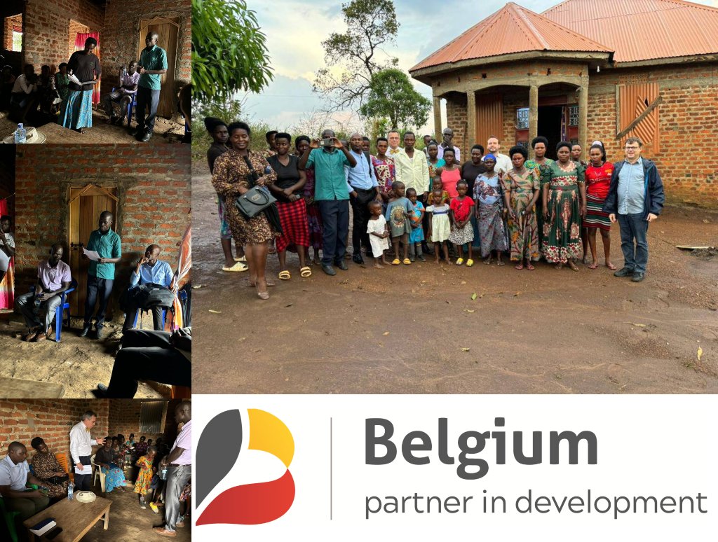 BelgiumInUganda's tweet photo. 🇧🇪🚙🇺🇬Day 1 field visit to Hoima and Kikuube. 
Interesting exchanges with Abetetaine Farmers Association, @TriasEastAfrica, Hoima District Farmers Association and Hofokam.

🌾#Belgium supports #Ugandan farmers efforts to generate more income and practice sustainable #agriculture. https://t.co/7WSOkjJiOk