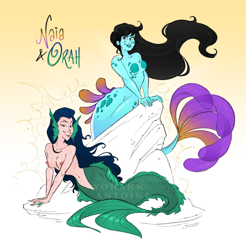 YohannAntoine's tweet image. Naïa et Orah 🧜🏻‍♀️🧜🏻‍♀️🌊

Naïa est issue du webtoon "Waiting for Dawn" créé par @HolicDraw 🧜🏻‍♀️🌕🌌

Connaissez-vous d'autres webtoons avec des sirènes ou des créatures marines ? 📖🧜🏻‍♂️🧜🏻‍♀️

#mermaidorah #yohannantoine #webtoon #mermaid #sirène #waitingfordawn #orah