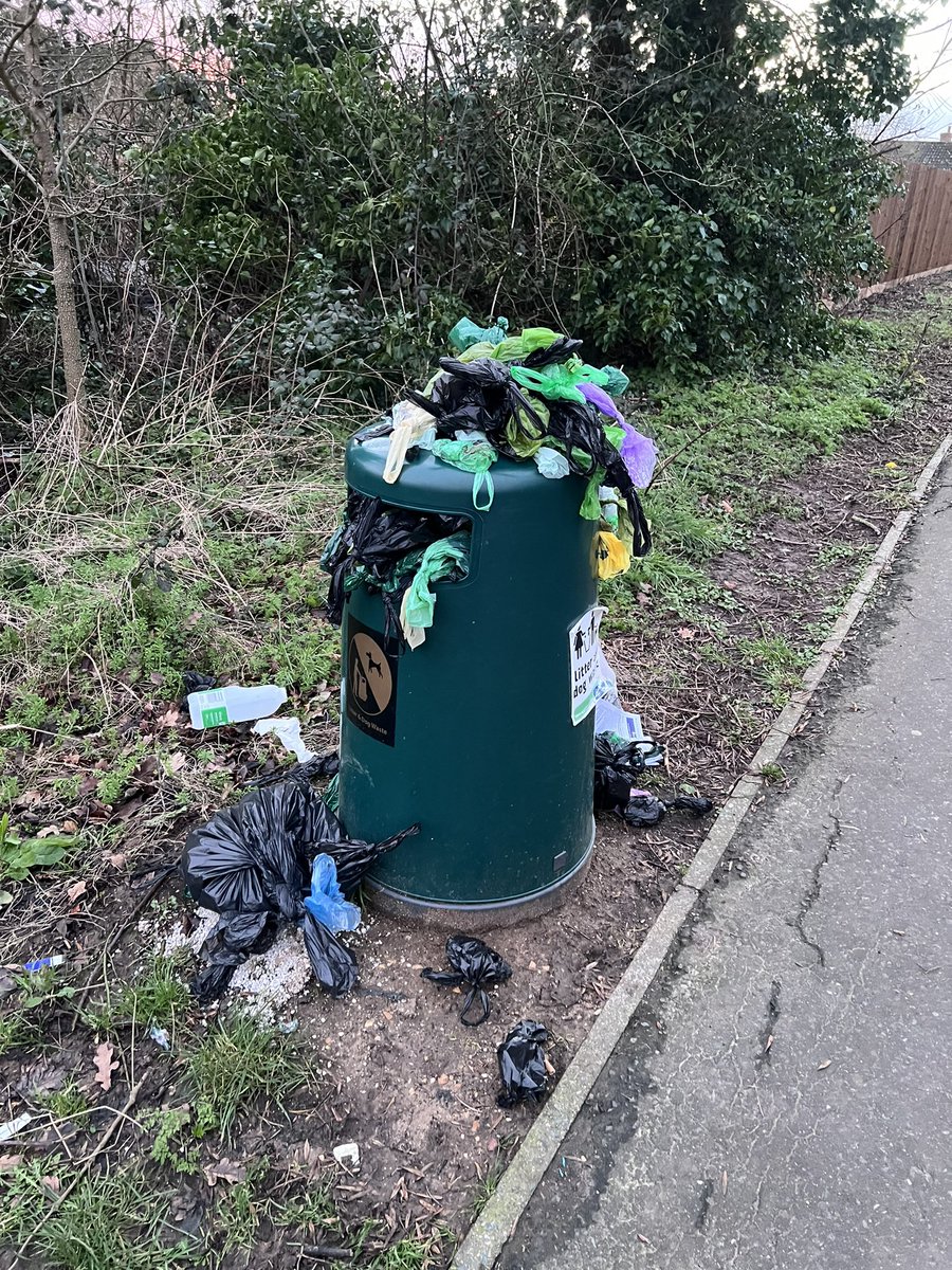 rutter78's tweet image. Morning @SouthCambs logged a call yesterday. We could really do with our bins emptying in Papworth Everard, please!
