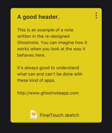 ghost_noteapp tweet picture