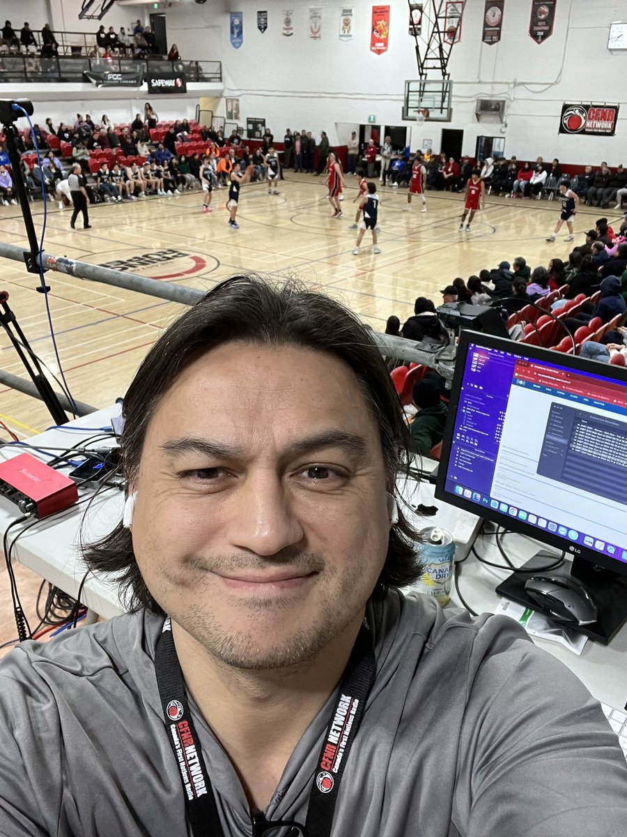 I have worked hockey with #Sportsnet and the #Canucks. Soccer with #TSN and the #Whitecaps, but once a year I work basketball in #PrinceRupert. The #AllNativeBasketballTournament is a spectacularly fun and intense 8 days. #ANBT