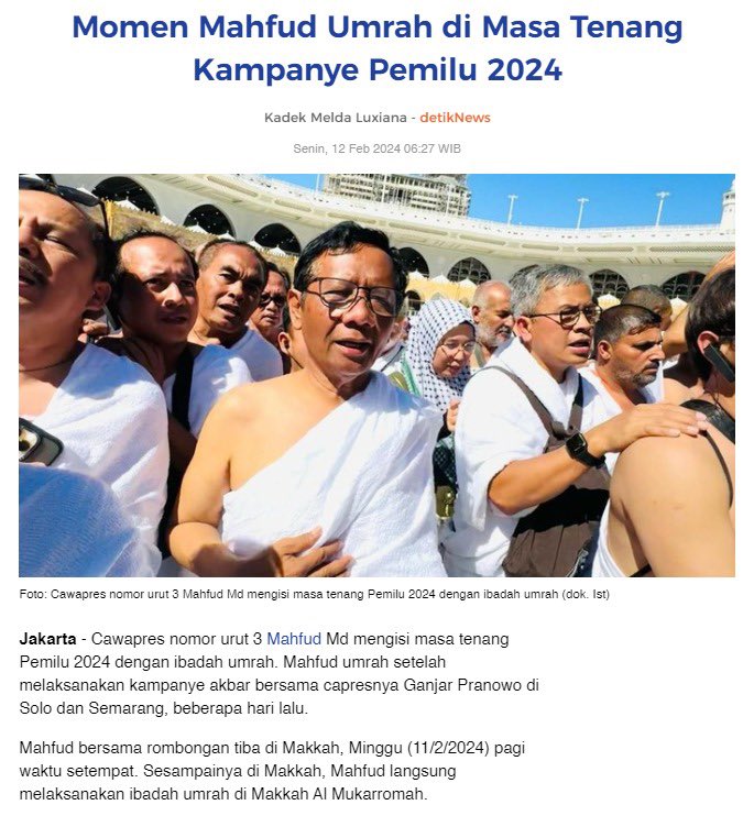 SelipanK13's tweet photo. Sehat selalu proff, semoga ibadahnya lancar dan kembali ke tanah air dengan keadaan sehat. Dan semoga doa doa prof di ijabah. Amin https://t.co/svto5wr0RA