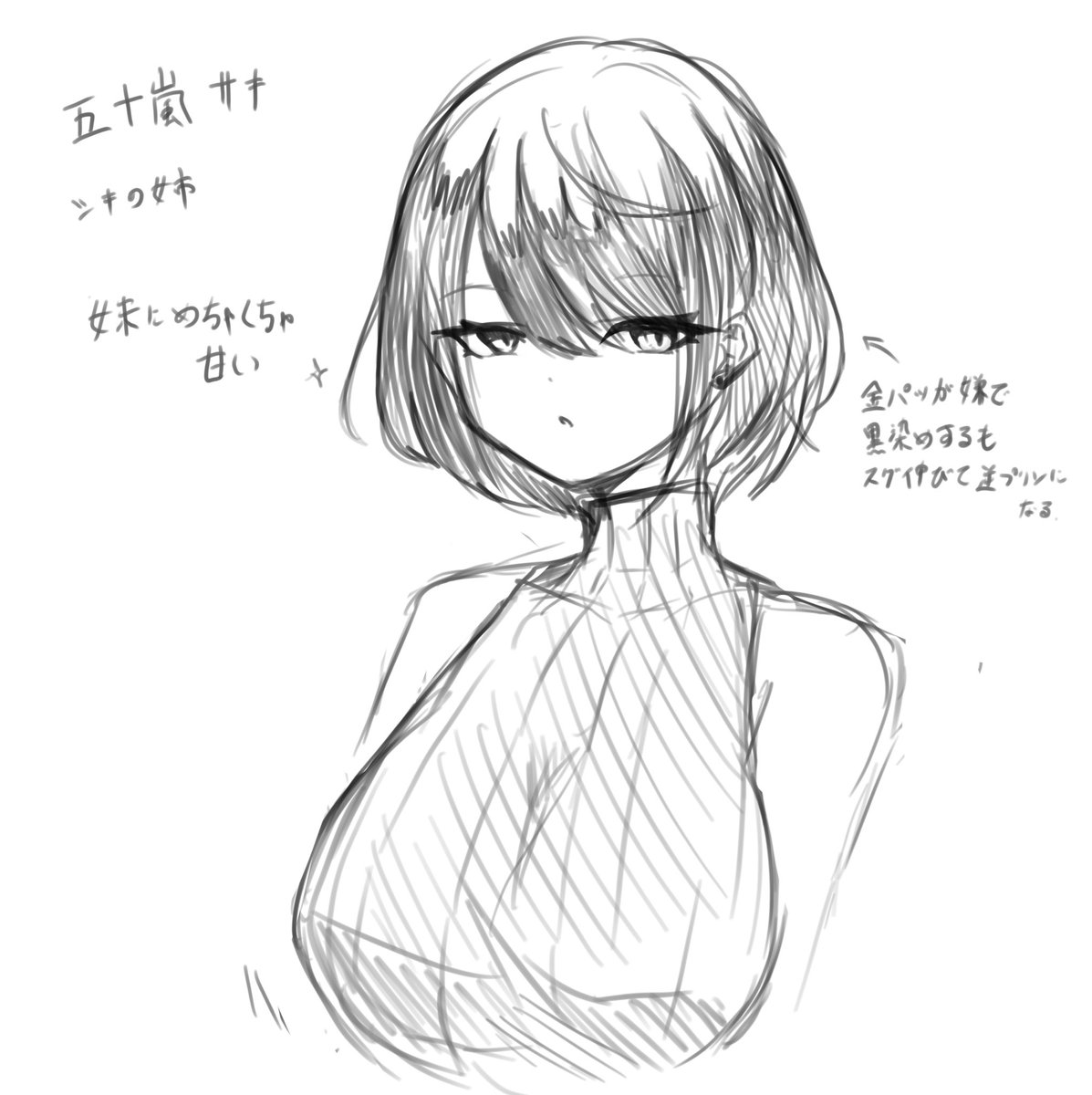 五十嵐姉のデザイン案 