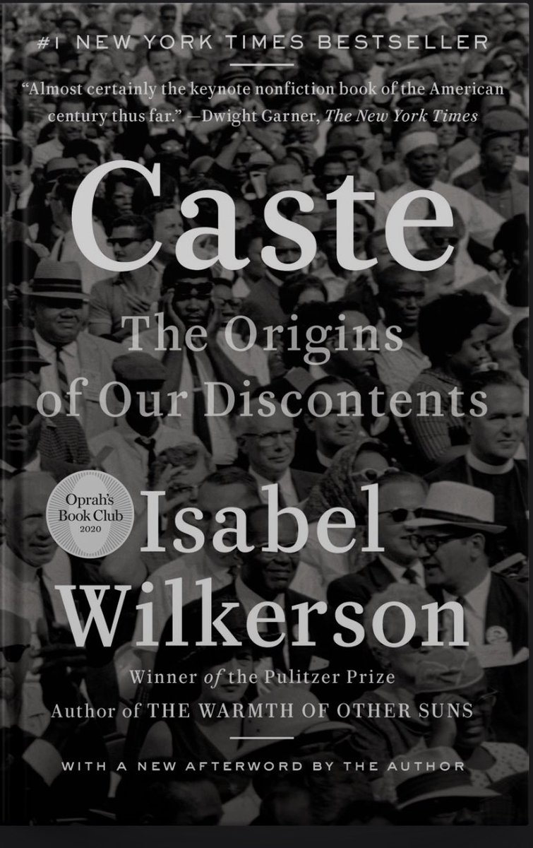 Jeremydwilliams's tweet photo. Looking to the past often helps explain the present. I've discovered the Origins of My Discontentment in Caste by @Isabelwilkerson https://t.co/uBS6DvO2q4