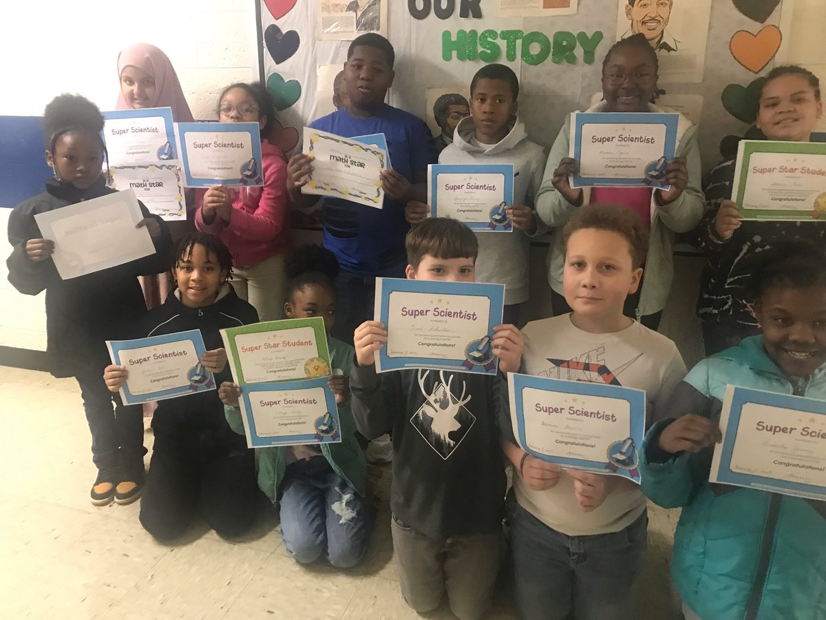 Our 4th and 5th grade 2nd  nine weeks awards.#Wegrowchildren