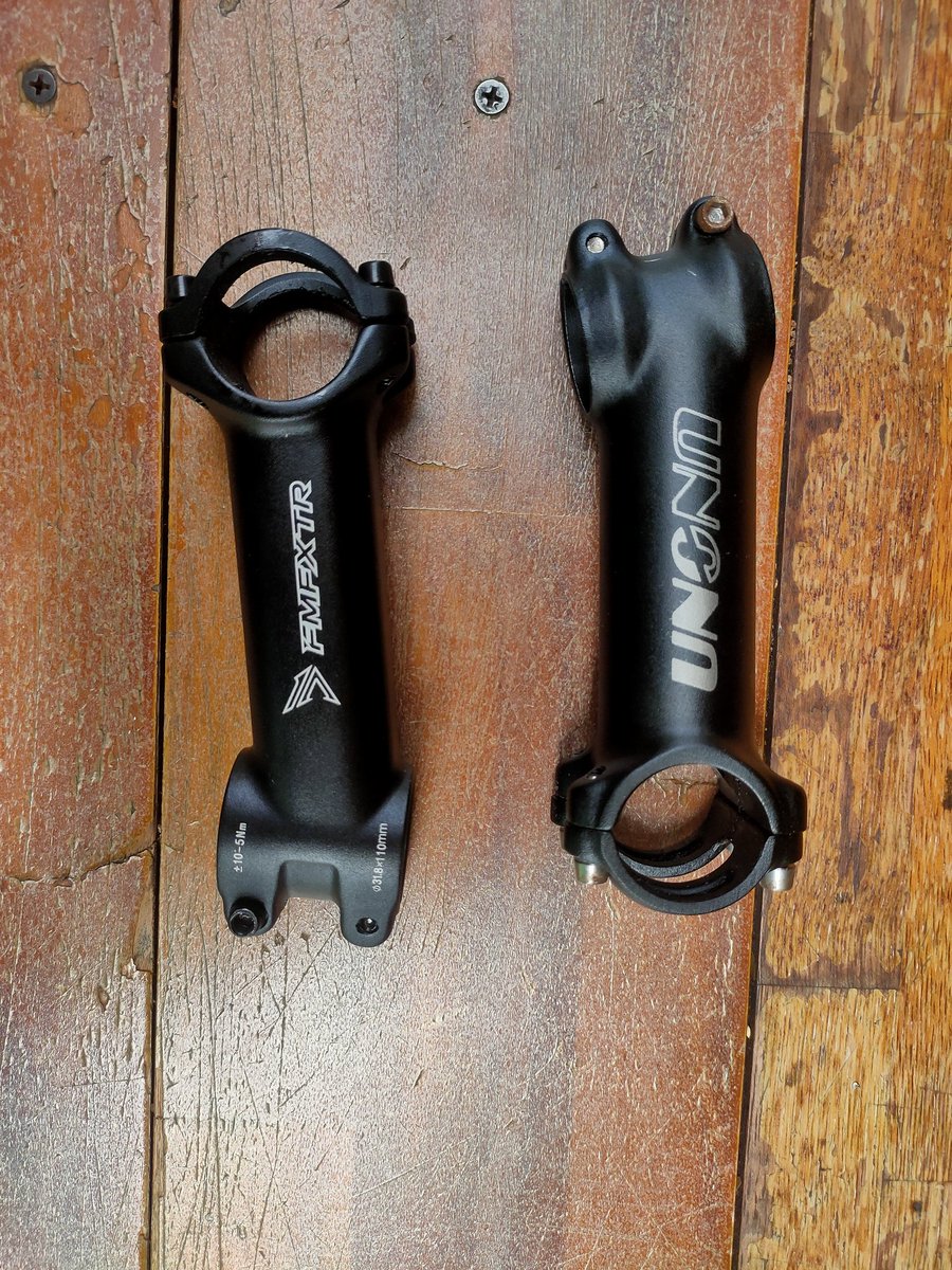 dhemazzh's tweet photo. #fnfjb wts stem uno 110mm 12° dan stem FMFXTR 110mm 10°  semuanya ambil 200k saja lokasi surabaya  https://t.co/JsrPwNyGry https://t.co/l9yIDzO6ct