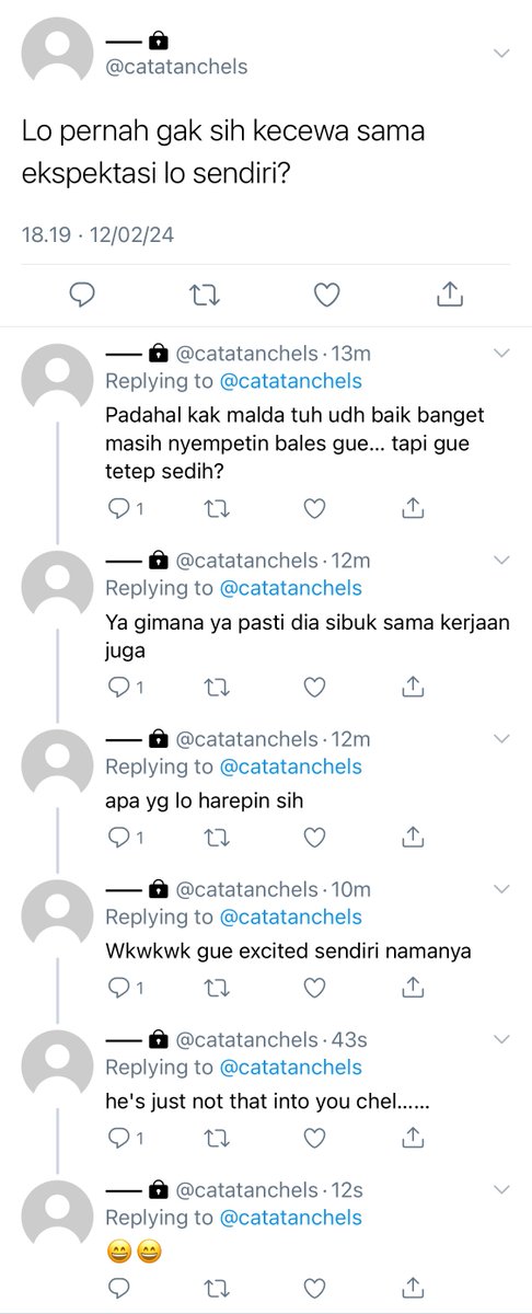 nadjoyyul's tweet photo. Bertepuk sebelah tangan tuh emang gak enak ya ternyata?
#chaehao #chaeeisa https://t.co/hOAsaIOGCi