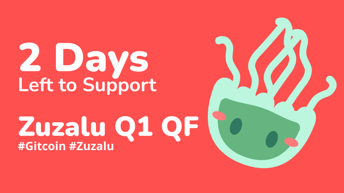 Only 2 days left! Donate us bit.ly/solagitcoin
And donate to these projects on Zuzalu QF! 
<a href="/themu_xyz/">the-mu ✈️ 🇨🇳</a> <a href="/FundingCommons/">Funding the Commons</a> <a href="/zuzaluberlin/">placeholder account</a> <a href="/daovoz/">daovoz.org</a> <a href="/JoinEdgeCity/">Edge City</a> <a href="/borderlessaf/">Borderless Africa</a> <a href="/4seasDeSoc/">4Seas</a> <a href="/ethereumecf/">ECF.eth - Ethereum Community Fund</a> @Antalpha_Labs @streameth