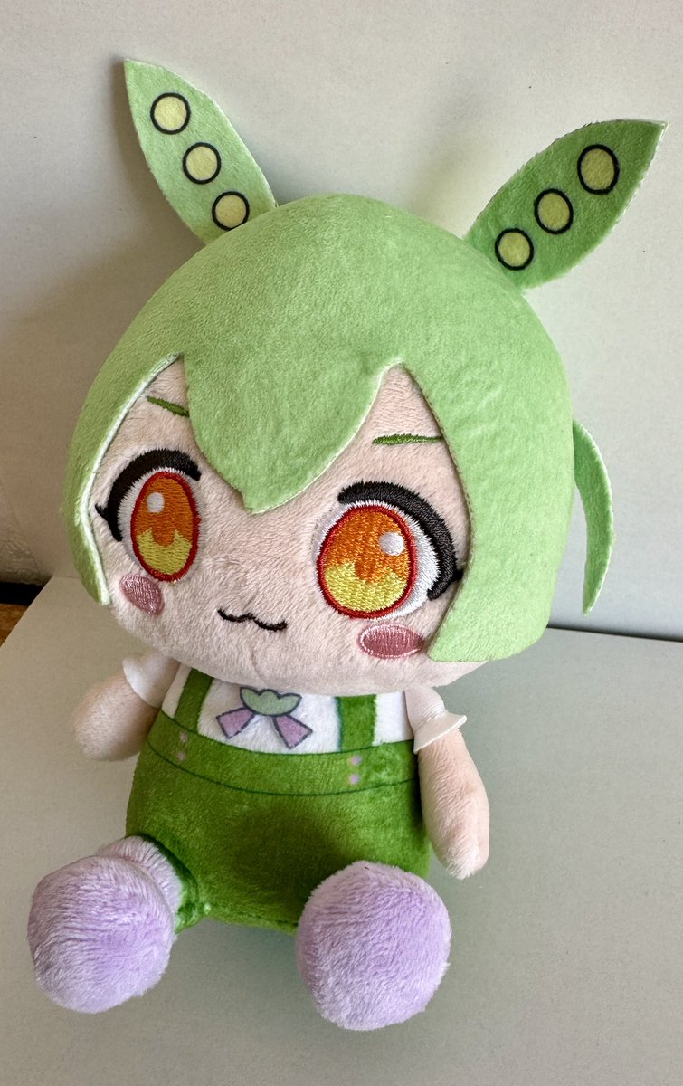 クラウドファンディングぬいぐるみのずんだもんは新作です╭( ・ㅂ・)و ̑̑