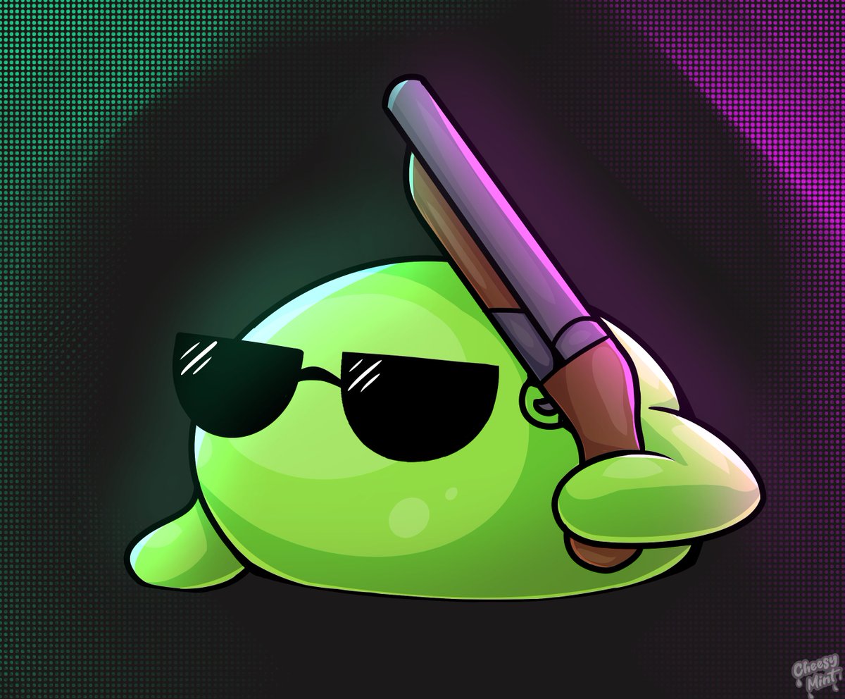 Mint_Cheesy's tweet photo. Very cool slime https://t.co/hgILeRh2vE