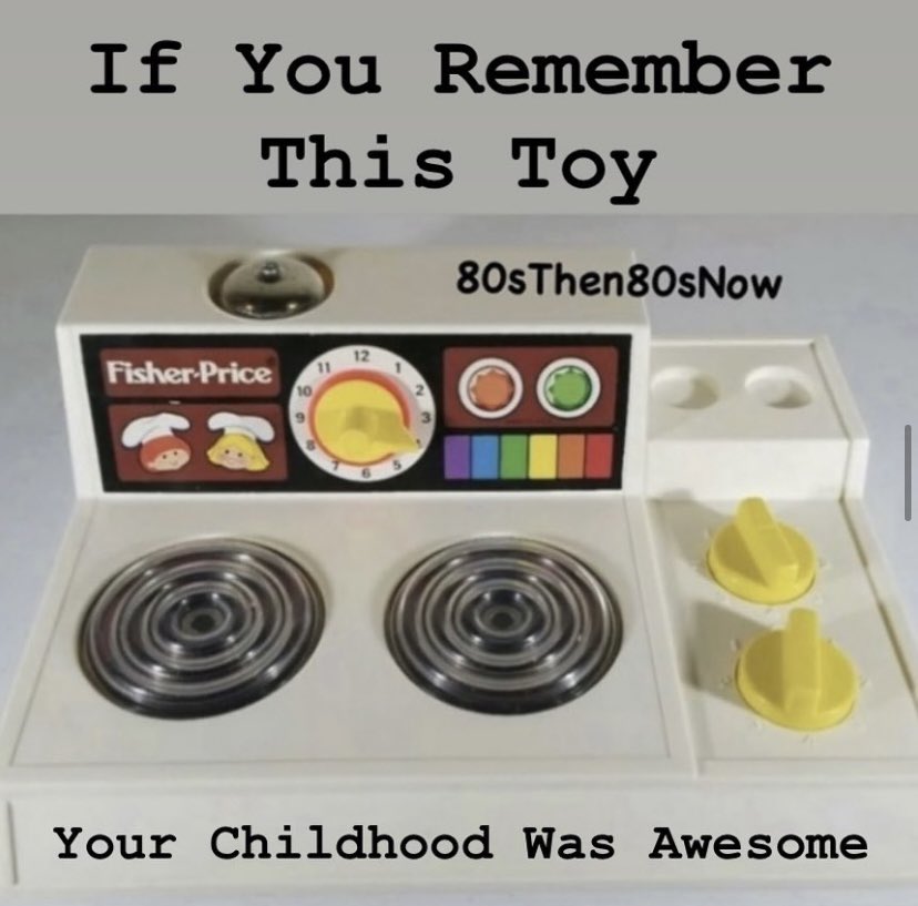 80sThen80sNow's tweet photo. So Many Hours Were Spent on This Simple Toy.  Do You Remember It?

#FisherPrice #Cooking #Cook #Food #1970s #70s #1980s #80s https://t.co/WtNydDvH0B