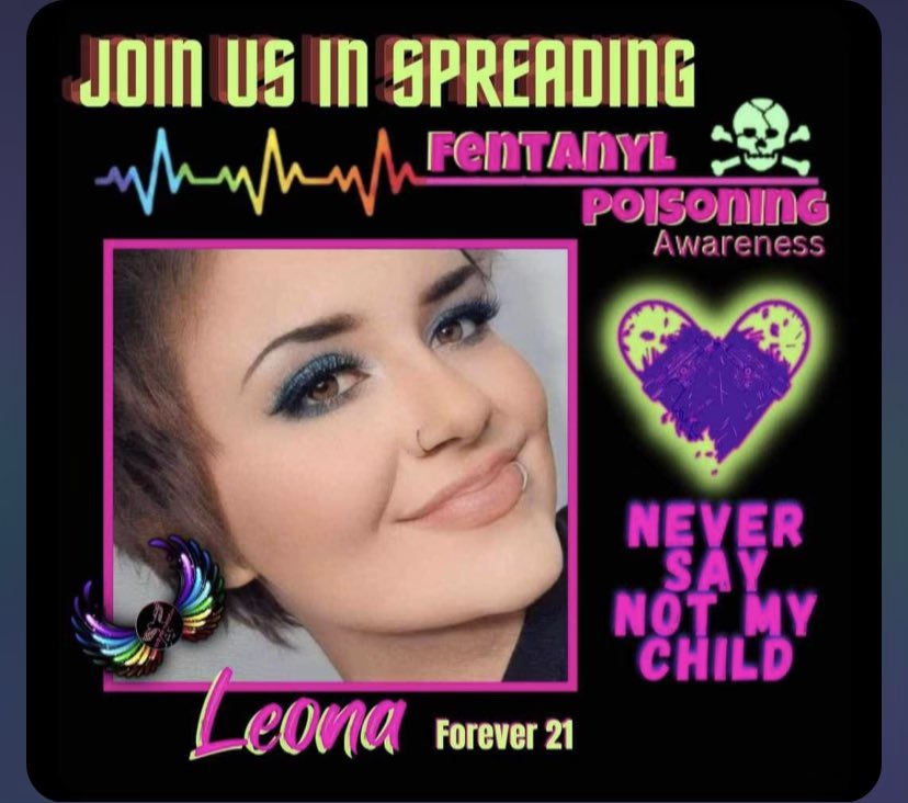 For the next 2 weeks our kits are going to be in memory of Leona. She was a bright soul who lots up every room she walked into. 

Test your supply, be safe, carry Naloxone, and NEVER use alone!