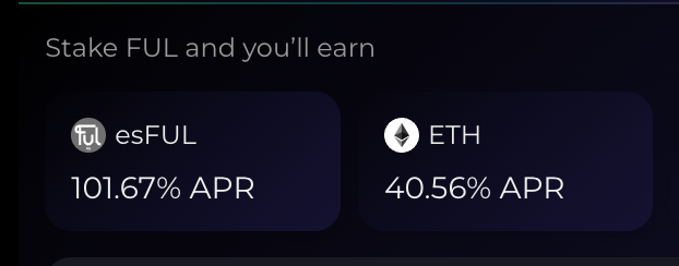 FulcromFinance's tweet photo. stake $FUL and have it work harder for you 🫡 https://t.co/Vuf7SGw155
