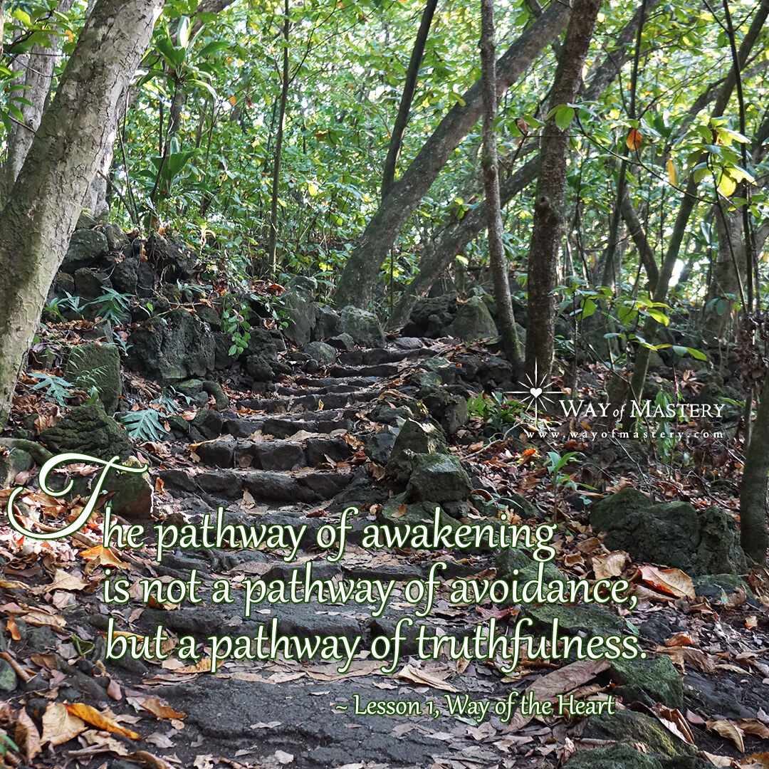 wayofmastery's tweet photo. The pathway of awakening is not a pathway of avoidance, but a pathway of truthfulness.
~Lesson 01, Way of the Heart
#wayofmastery #friendsoftheway #jeshua #jayem #womlibrary #awakening #spirituality #pathwayoftruthfulness #transcendence #consciousness #wayoftheheart https://t.co/pwab8ACf22