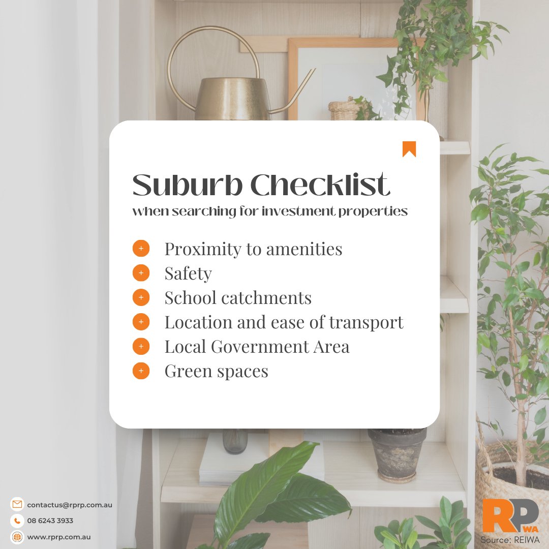 wa_property's tweet photo. There are a large number of external factors to consider when looking for a property, whether you are looking for a rental to live in or an investment property to purchase.

Click the link in our bio or contact us using the details below:
08 6243 3933
contactus@rprp.com.au

#RPWA https://t.co/JiYBGUWKD4