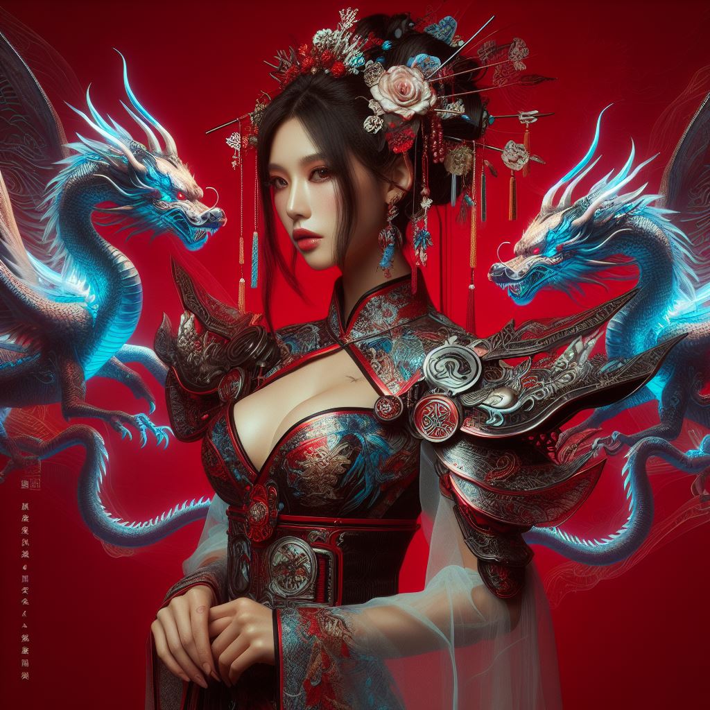 GM

#LunarNewYear 
#CNY2024 
#dragonyear 
#AIart