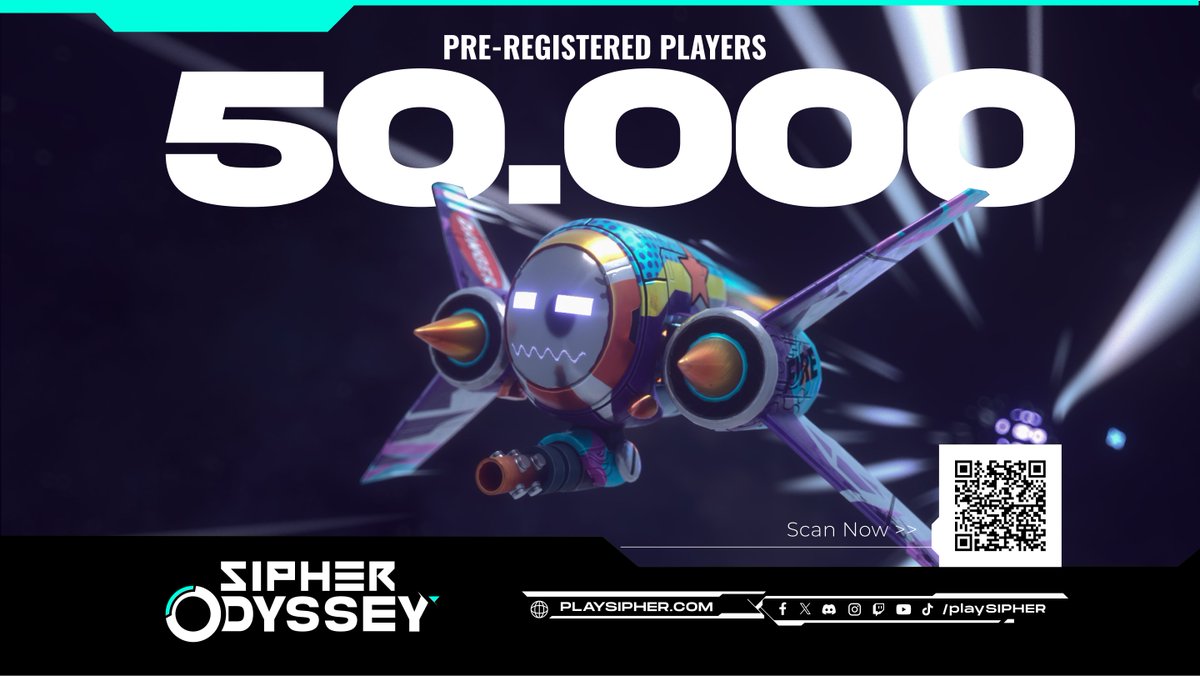 playSIPHER's tweet photo. 50,000 players are ready to enter Sipheria 🚀

We've landed on our 2nd pre-registration milestone, next stop 70K!

Who's coming? #SiphersArise https://t.co/LysiepdaB6